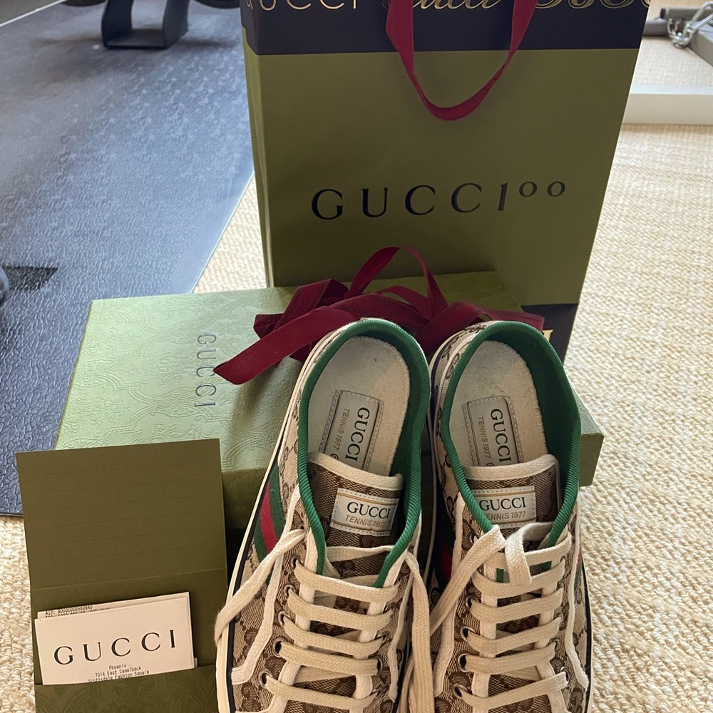 Gucci Tennis Shoes 1977 Women 36 Excellent Cond